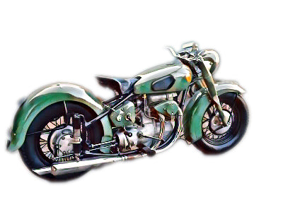 Sunbeam S7 Vintage Motorbike